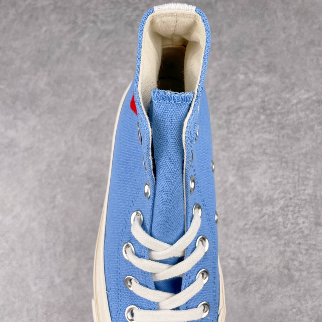 Converse Chuck Taylor All-Star 70s Hi Comme des Garcons Play Bright Blue - vstockx