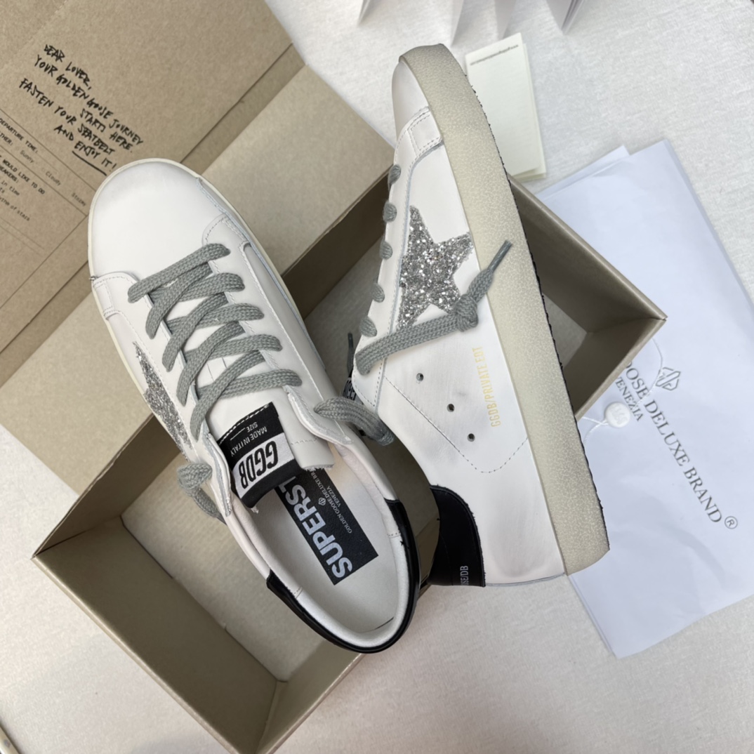 Golden Goose Superstar distressed-finish sneakers 28 - vstockx
