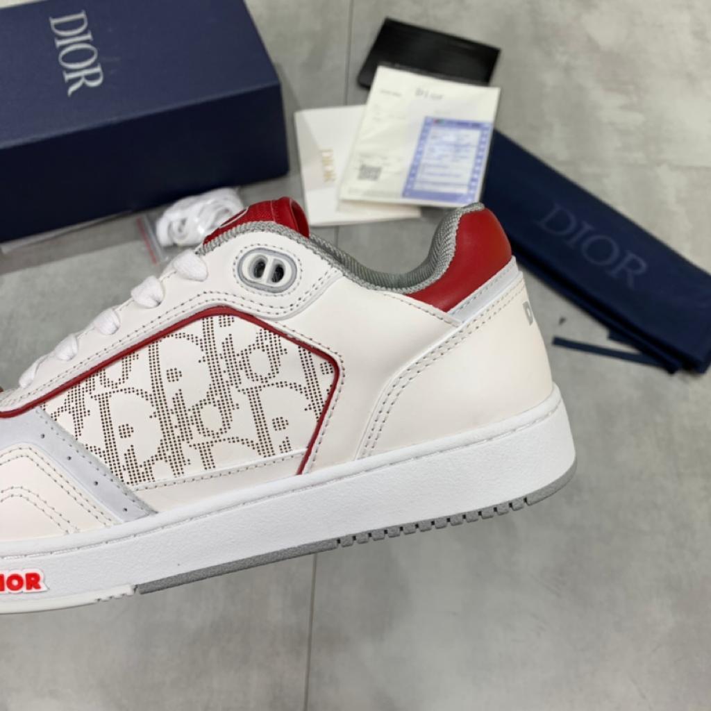 Dior B27 Low White Red - vstockx