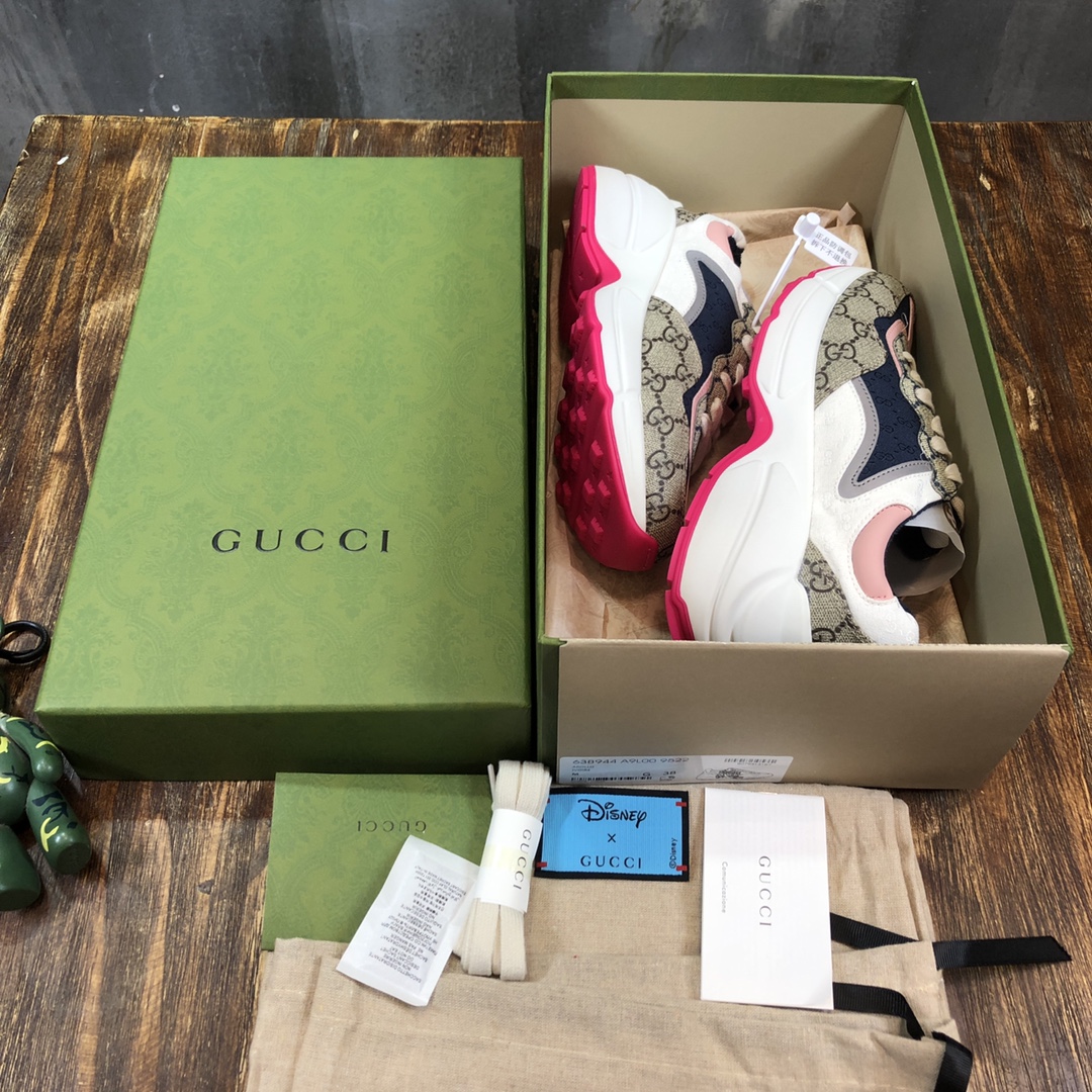 Gucci Rhyton sneaker 38 - vstockx