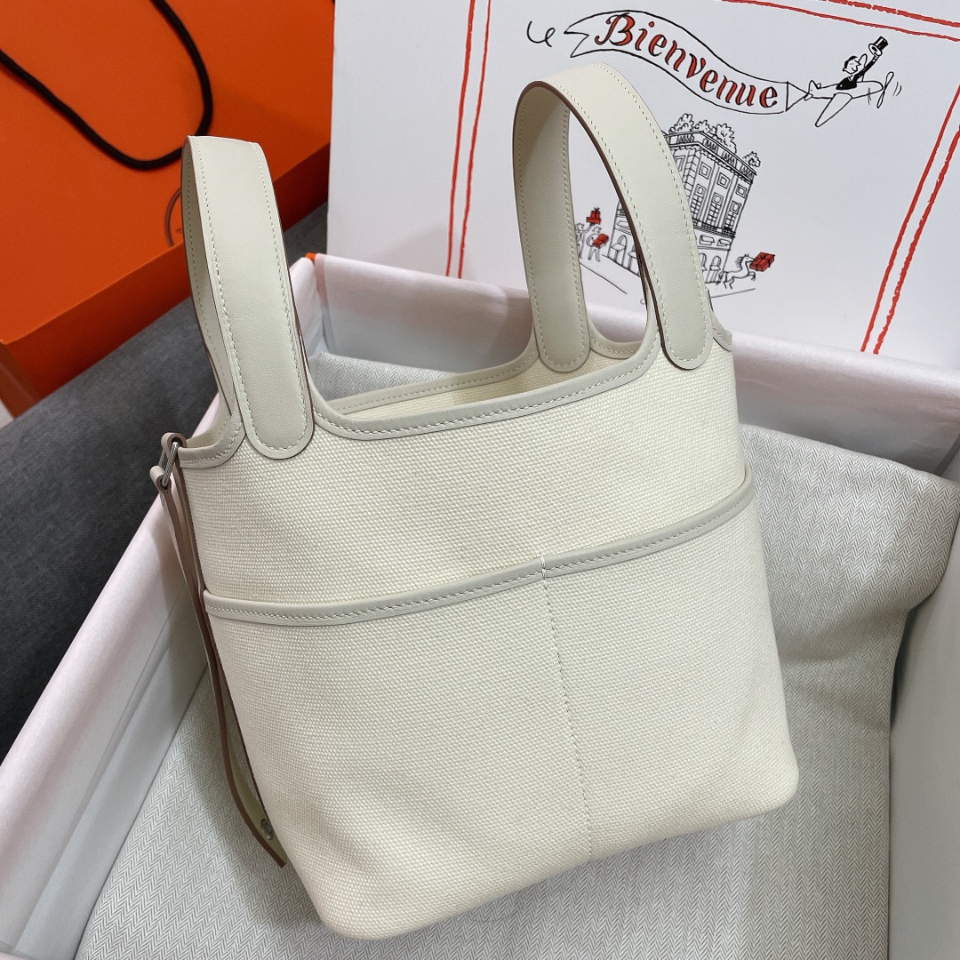 Handbags Hermes cargo picotin size:18 cm - vstockx