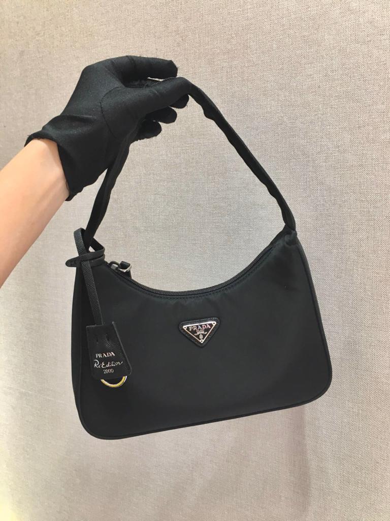 Handbag Prada 1NE515 Black size 23*13*5cm - vstockx