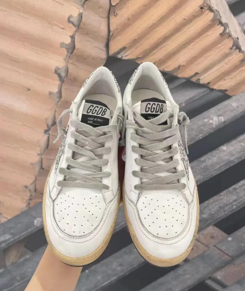 Golden Goose Superstar distressed-finish sneakers 35 - vstockx