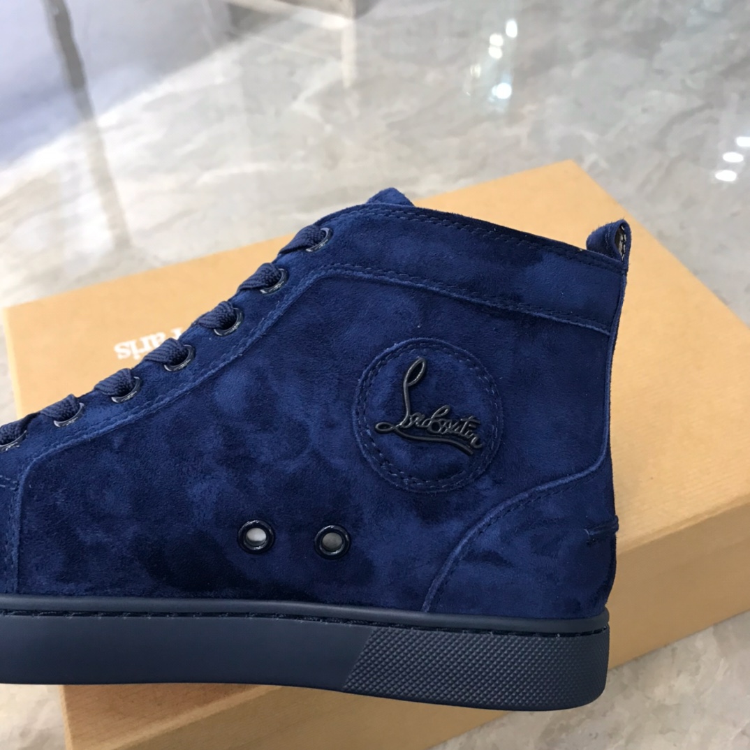 Christian Louboutin Louis Junior Spikes Orlato Flat Sneakers 47 - vstockx