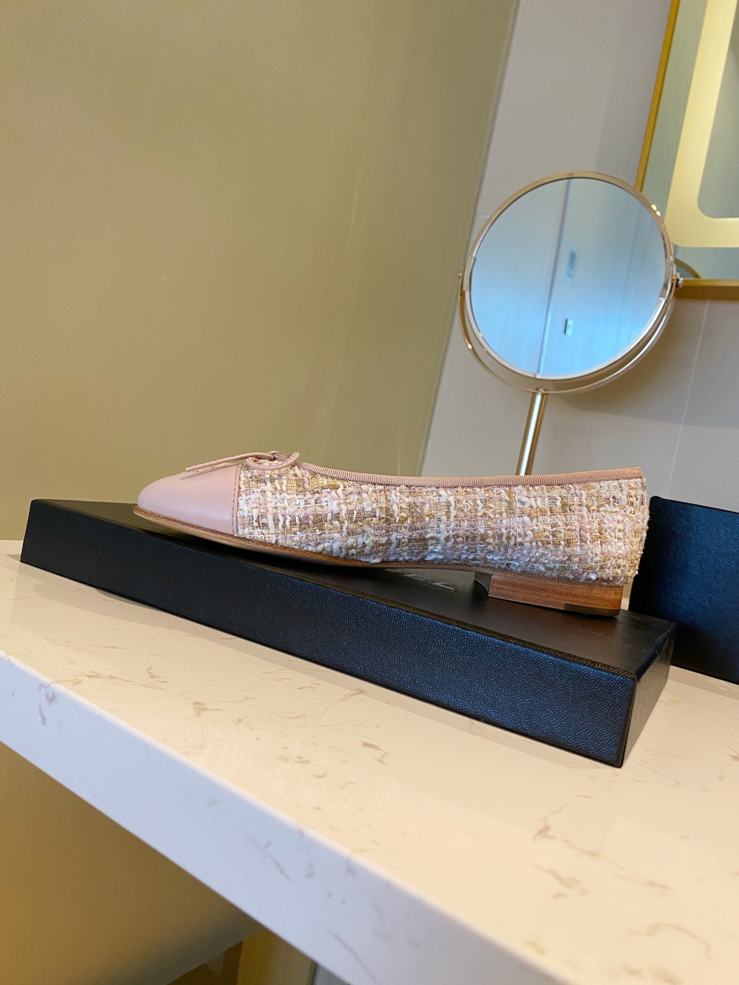 Chanel Ballerinas Fabric & Grosgrain 27 - vstockx