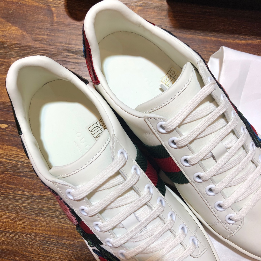 Gucci Ace embroidered sneaker 53 - vstockx