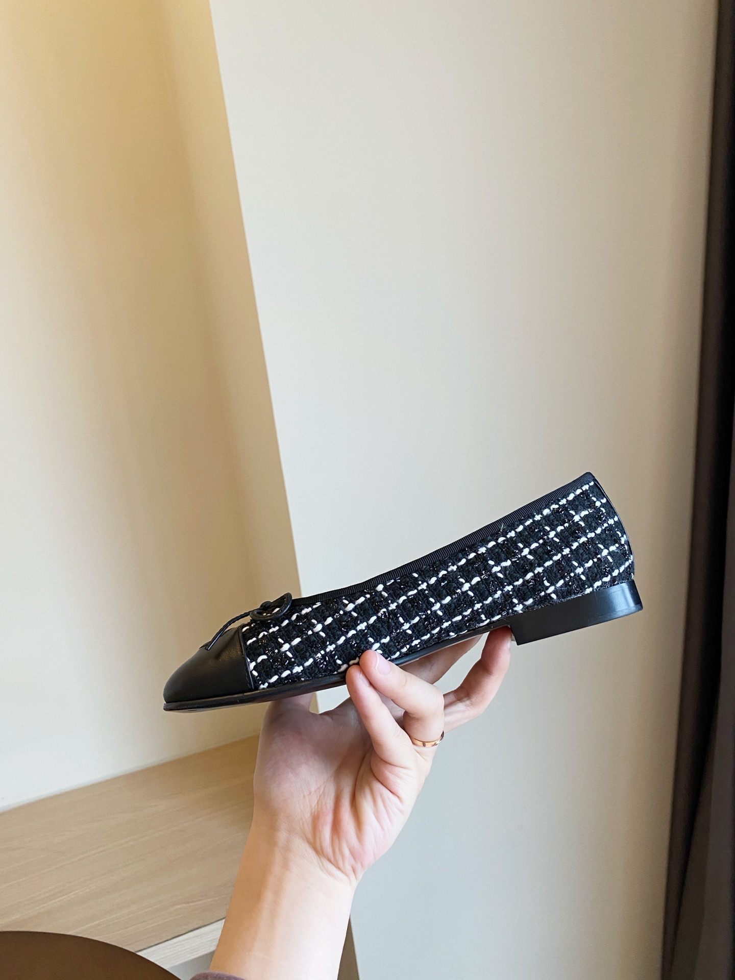 Chanel Ballerinas Fabric & Grosgrain 22 - vstockx