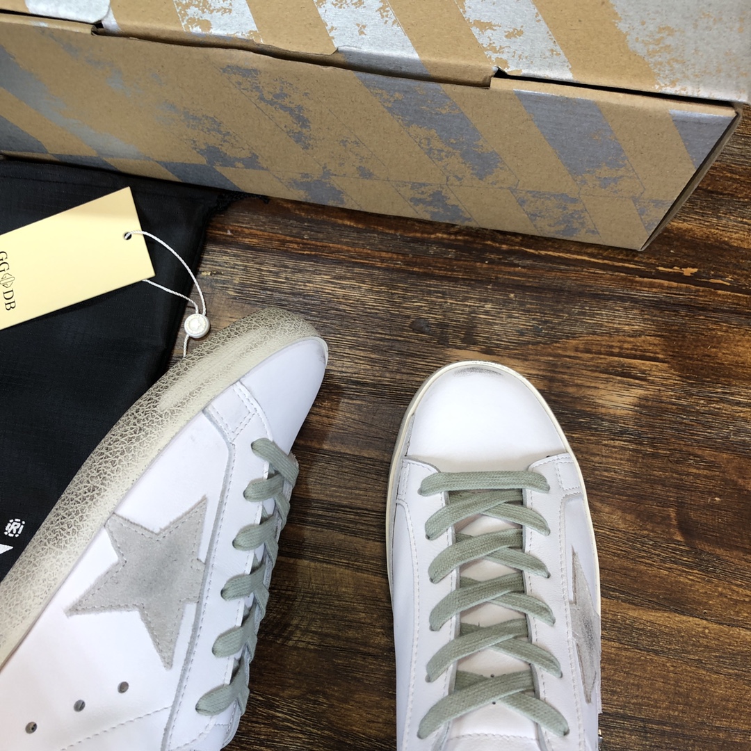 Golden Goose Superstar distressed-finish sneakers 4 - vstockx