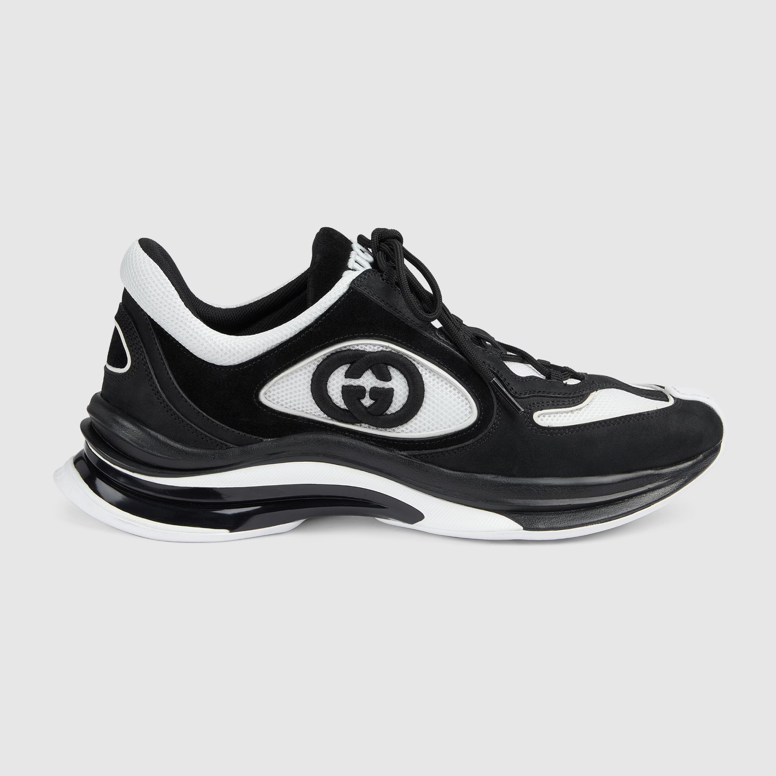 Gucci Run sneakers black suede - vstockx