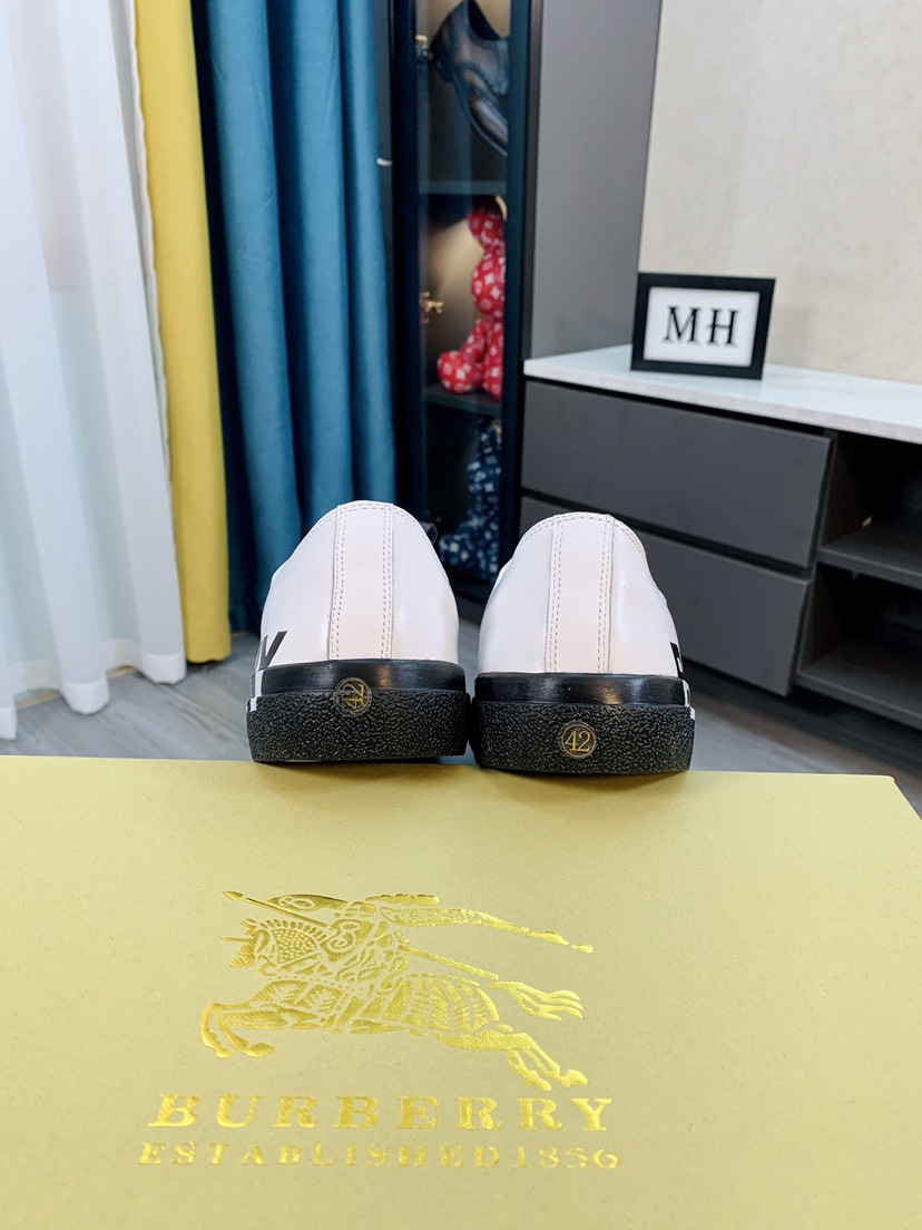 Burberry Logo Print Two-Tone White Black - vstockx