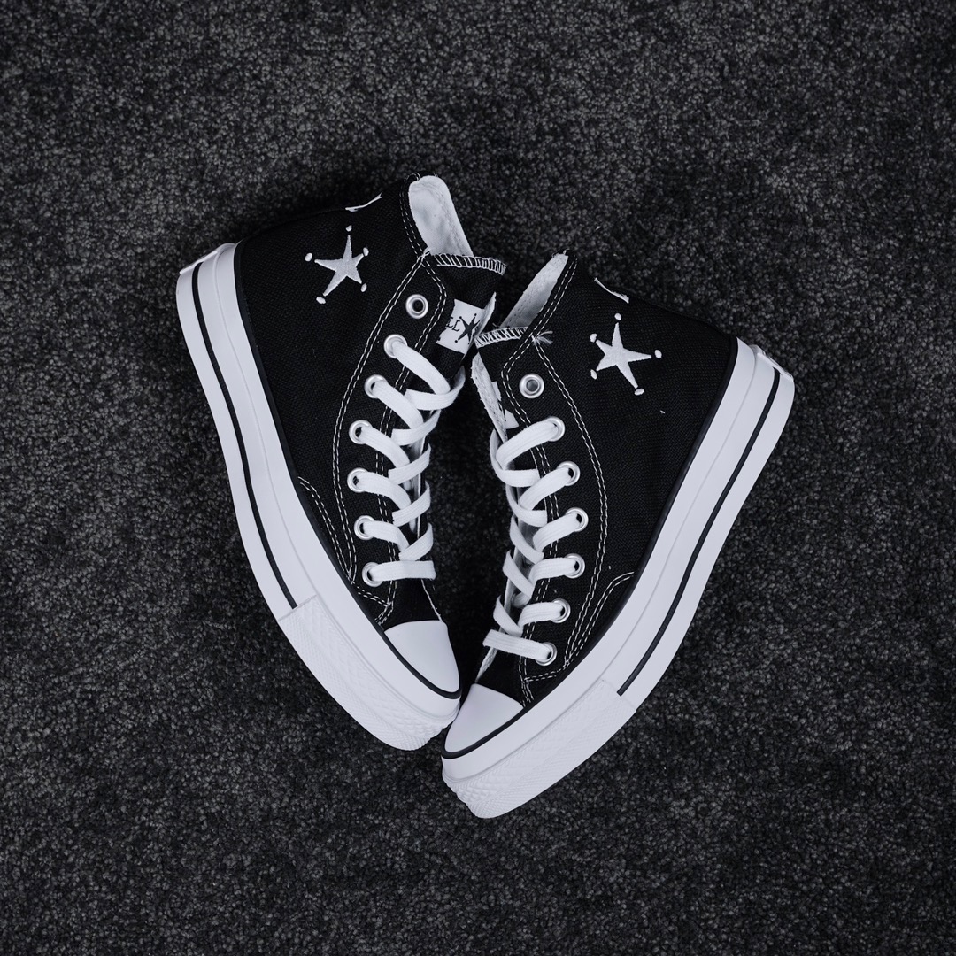 Converse Chuck Taylor All-Star 70 Hi Stussy Black - vstockx