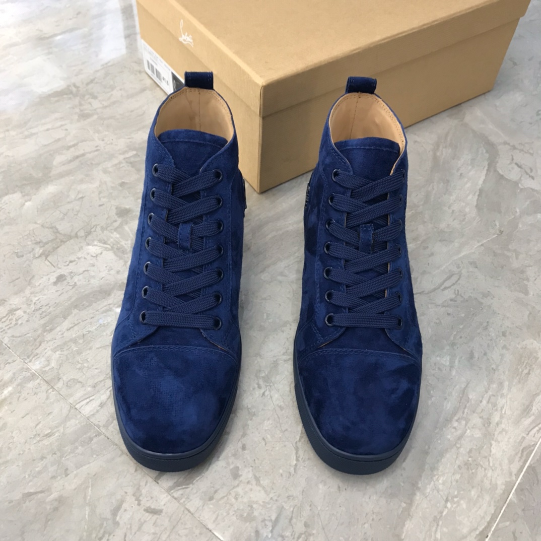 Christian Louboutin Louis Junior Spikes Orlato Flat Sneakers 47 - vstockx