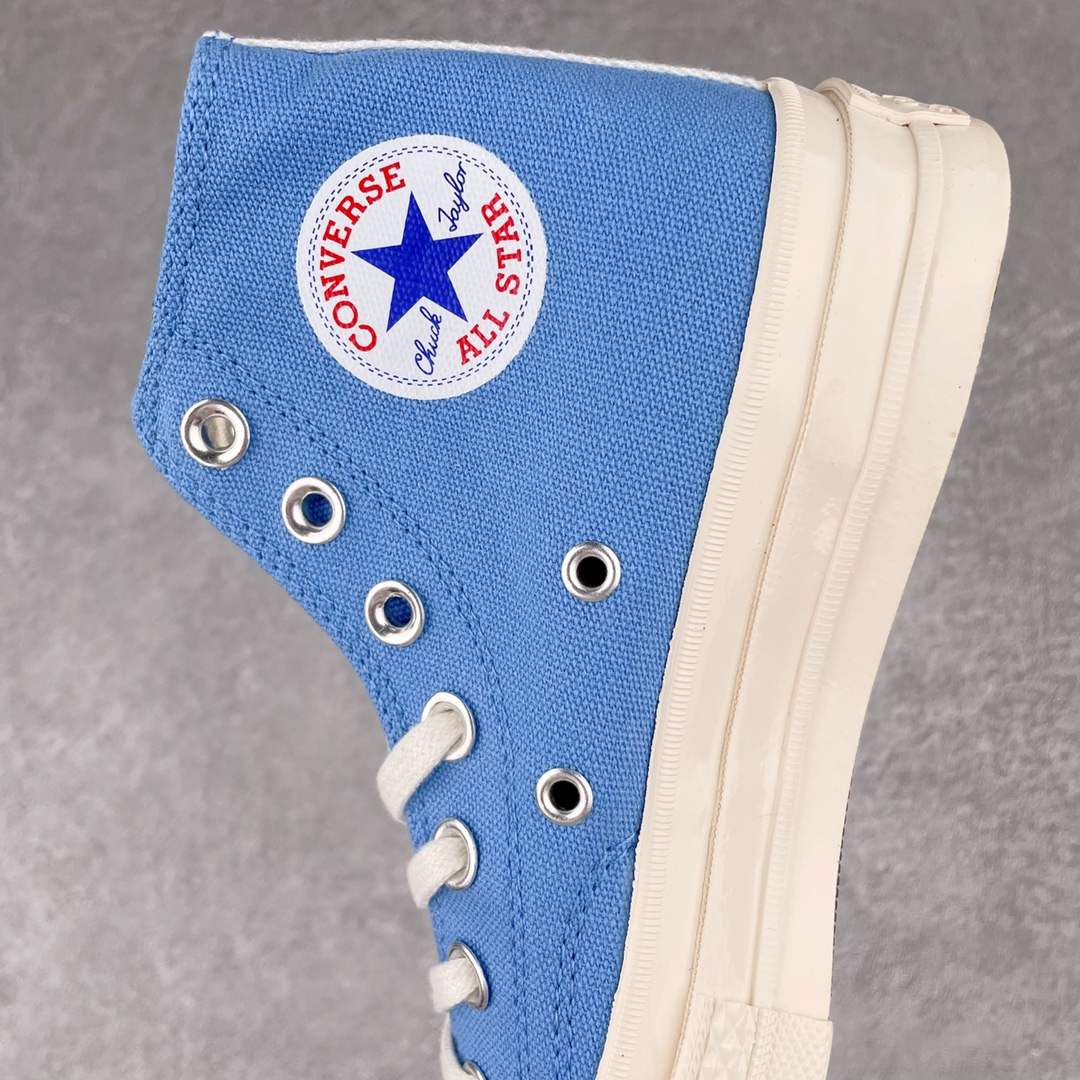Converse Chuck Taylor All-Star 70s Hi Comme des Garcons Play Bright Blue - vstockx