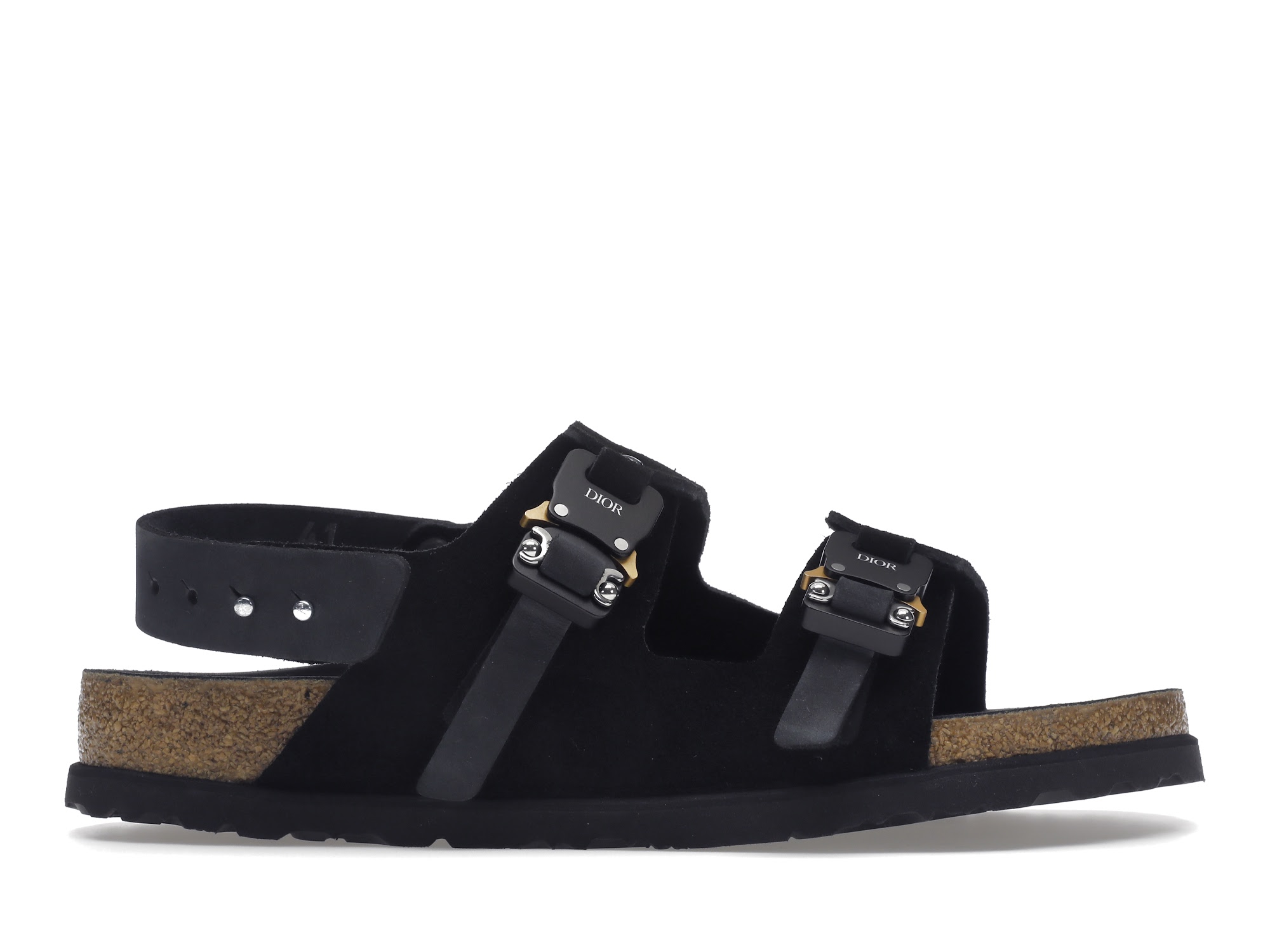 Dior by Birkenstock Milano Sandal Black - vstockx