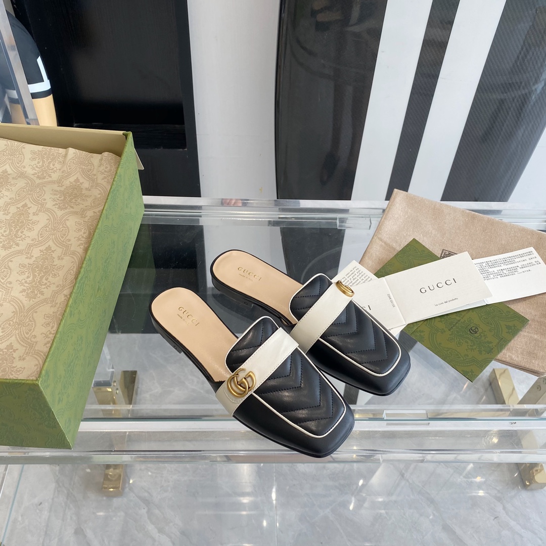 Gucci Leather slipper Women 9 - vstockx