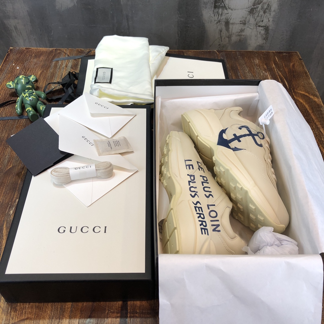 Gucci Rhyton sneaker 52 - vstockx