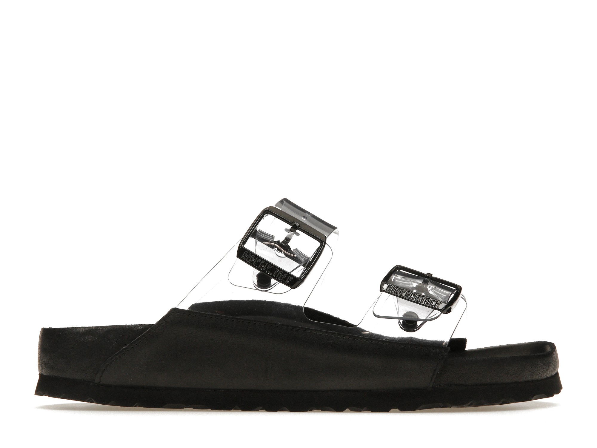 Birkenstock Arizona Transparent Manolo Blahnik Black - vstockx