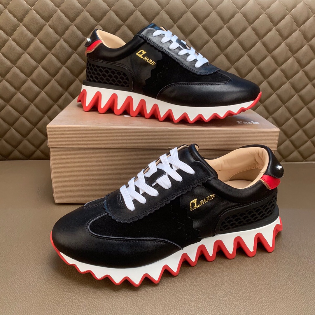 Christian Louboutin Loubishark Flat Sneakers 1 - vstockx