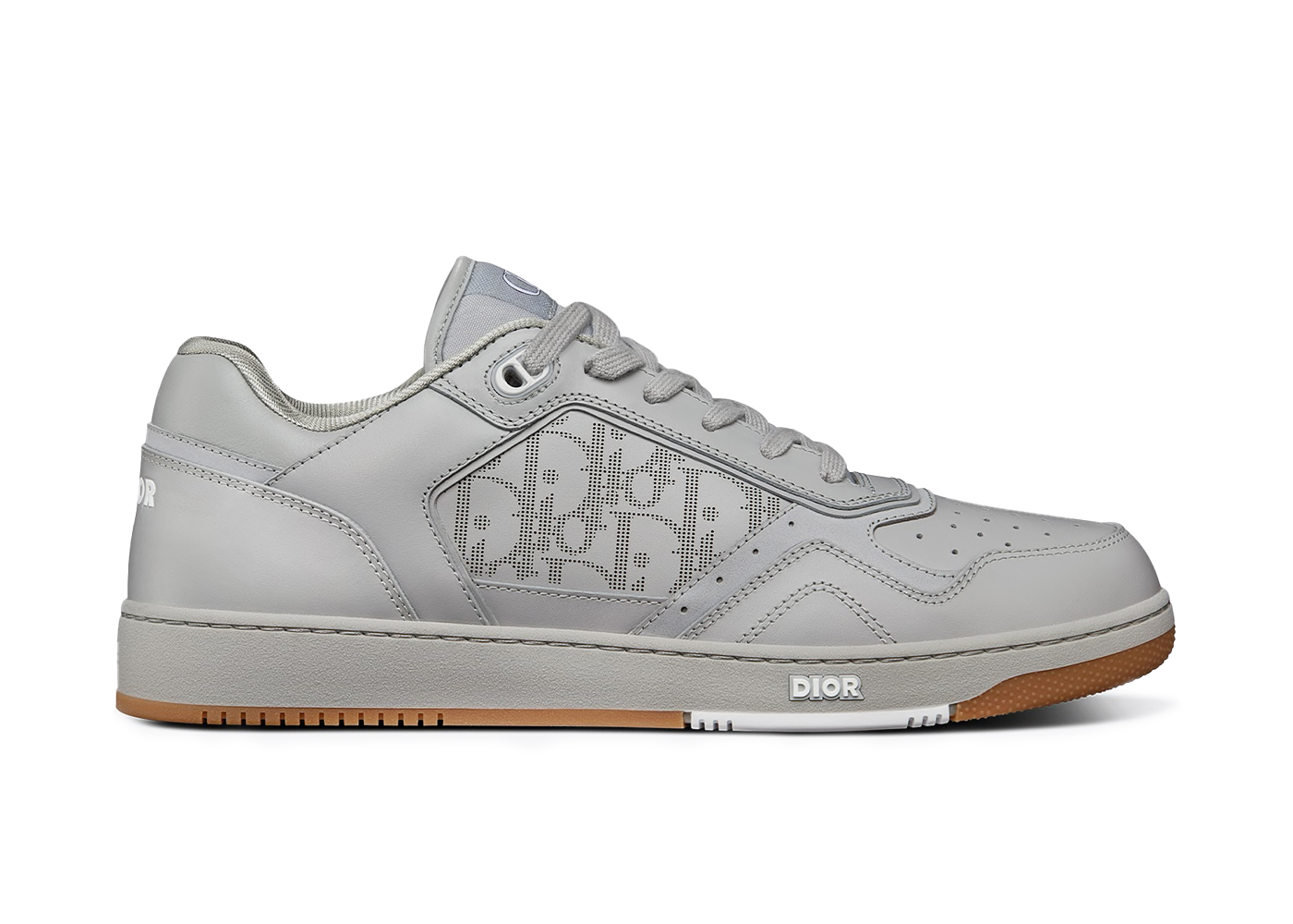 Dior B27 Low Gray Oblique Leather - vstockx