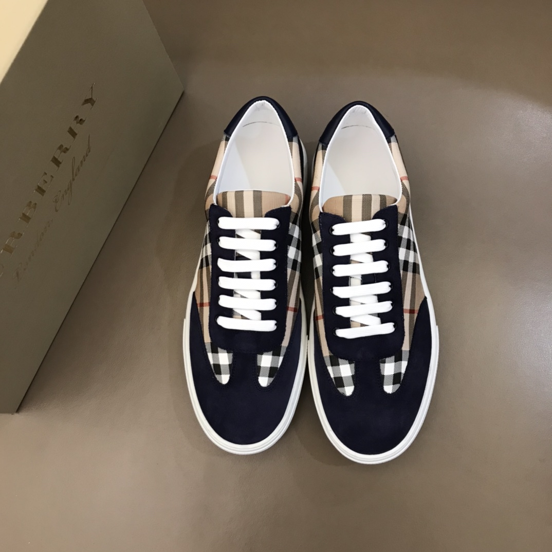 Burberry Perforated Check Sneaker 53 - vstockx