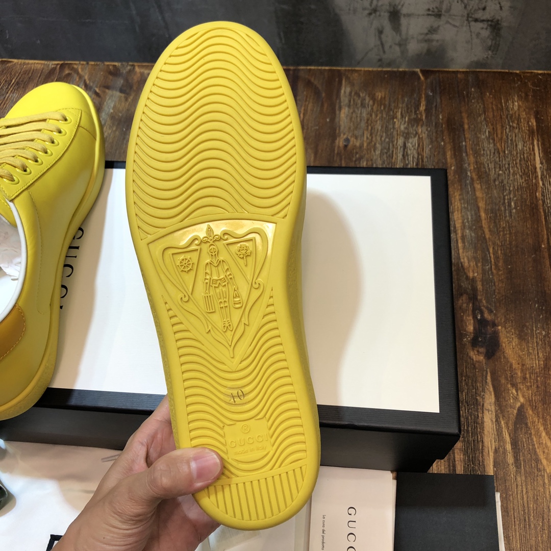 Gucci Ace Interlocking G Yellow (W) - vstockx