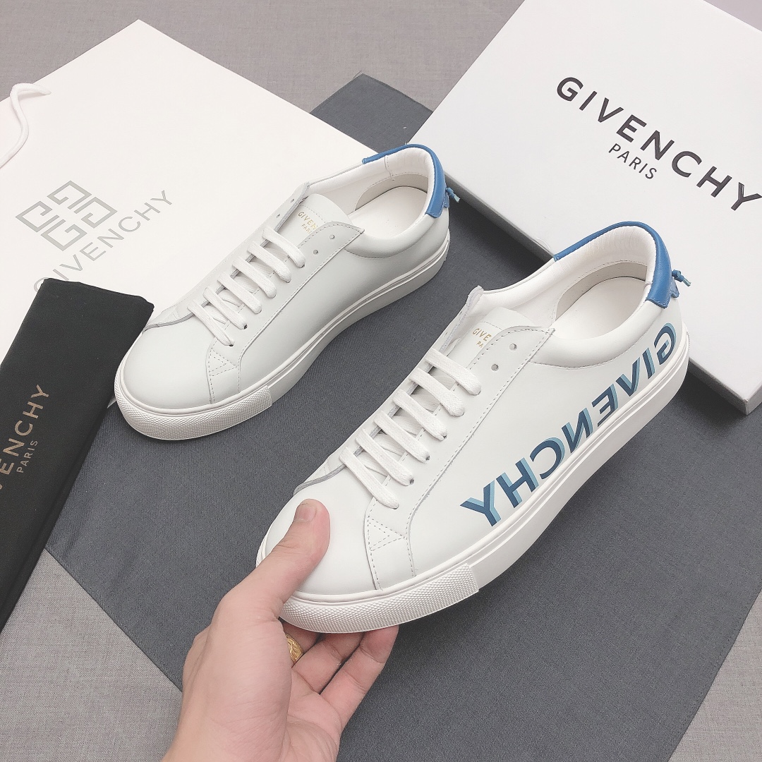Givenchy Urban Street Logo-print Leather Sneakers 47 - vstockx