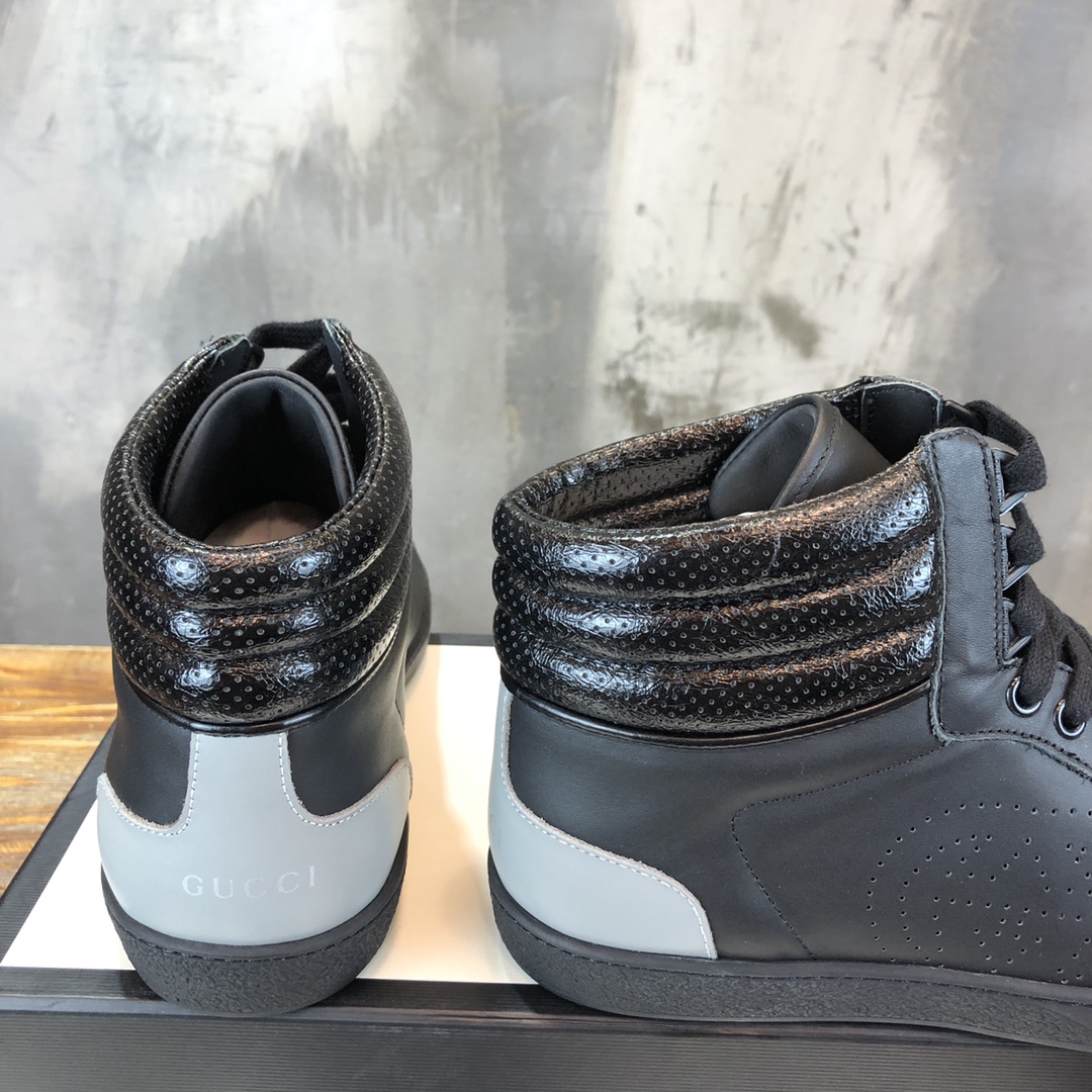 Gucci Ace High-Top GG Black - vstockx