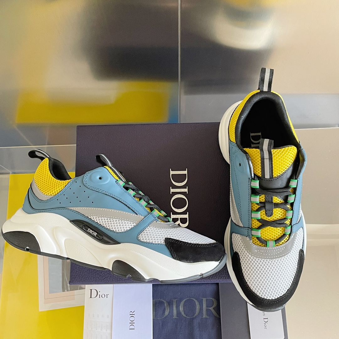 Dior B22 Blue Yellow - vstockx