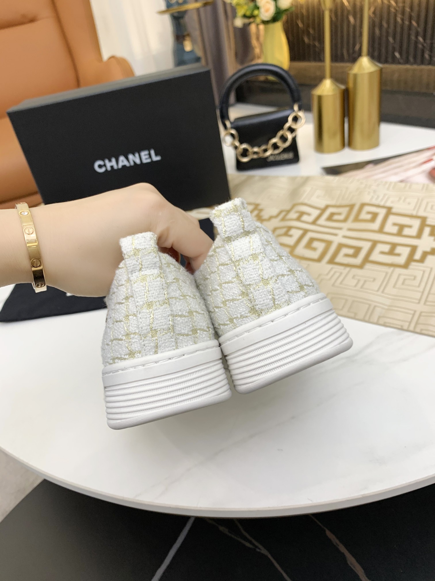 Chanel Platform Sneaker 34 - vstockx