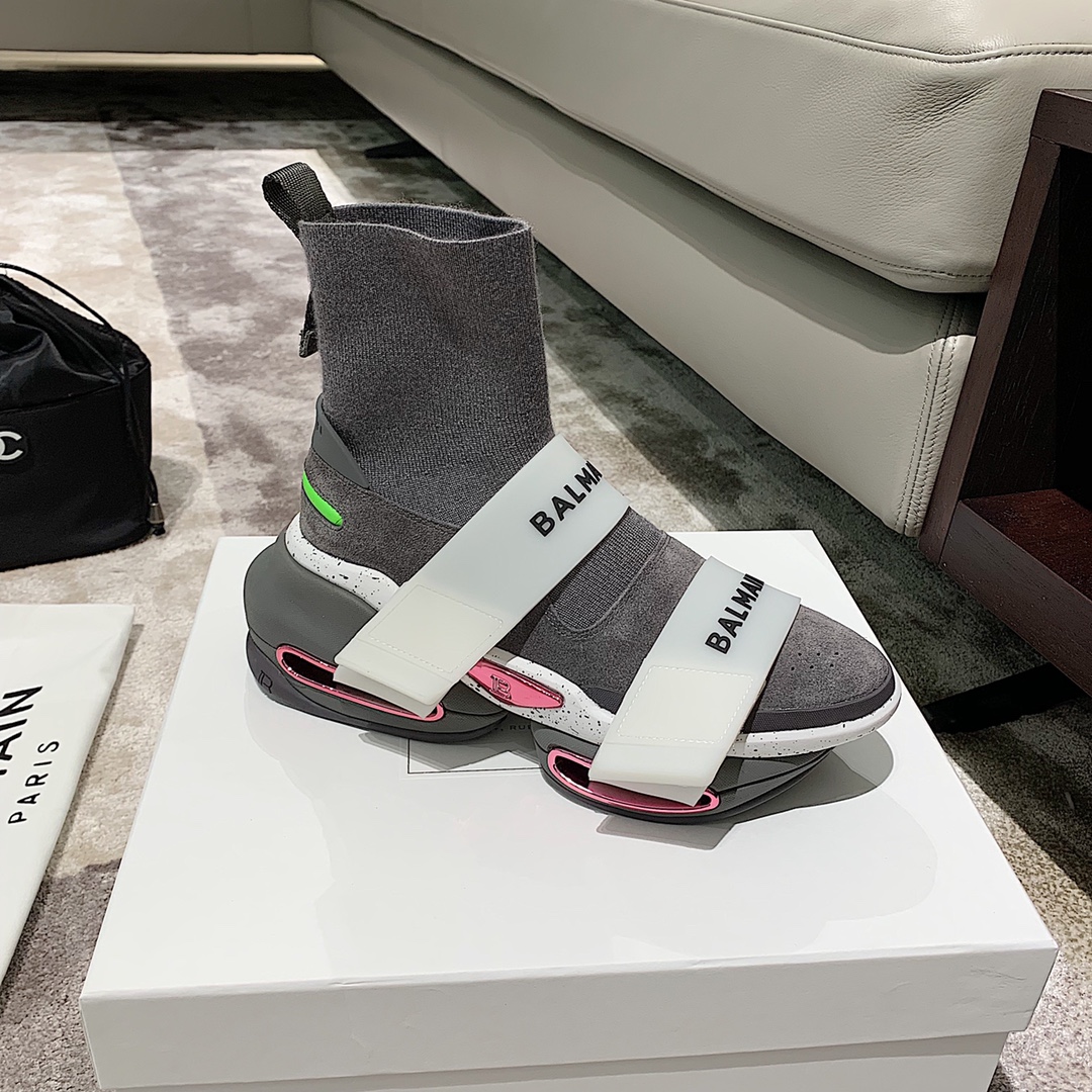 Balmain B-Bold trainers 28 - vstockx