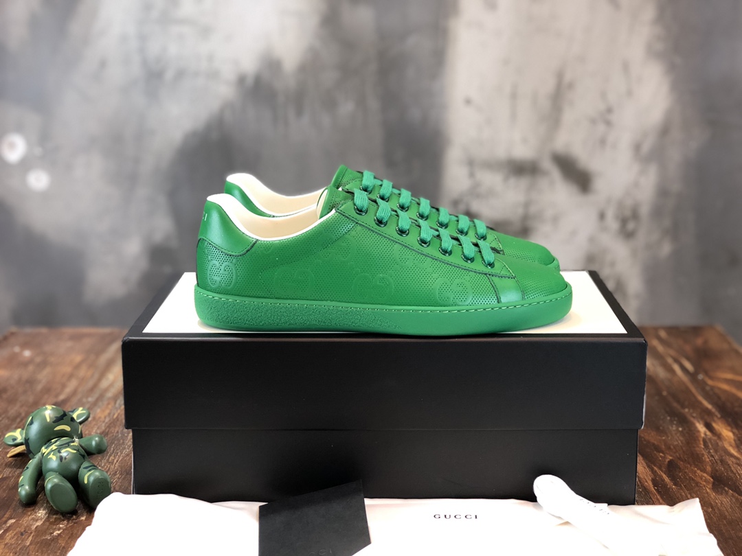 Gucci Ace Green GG - vstockx