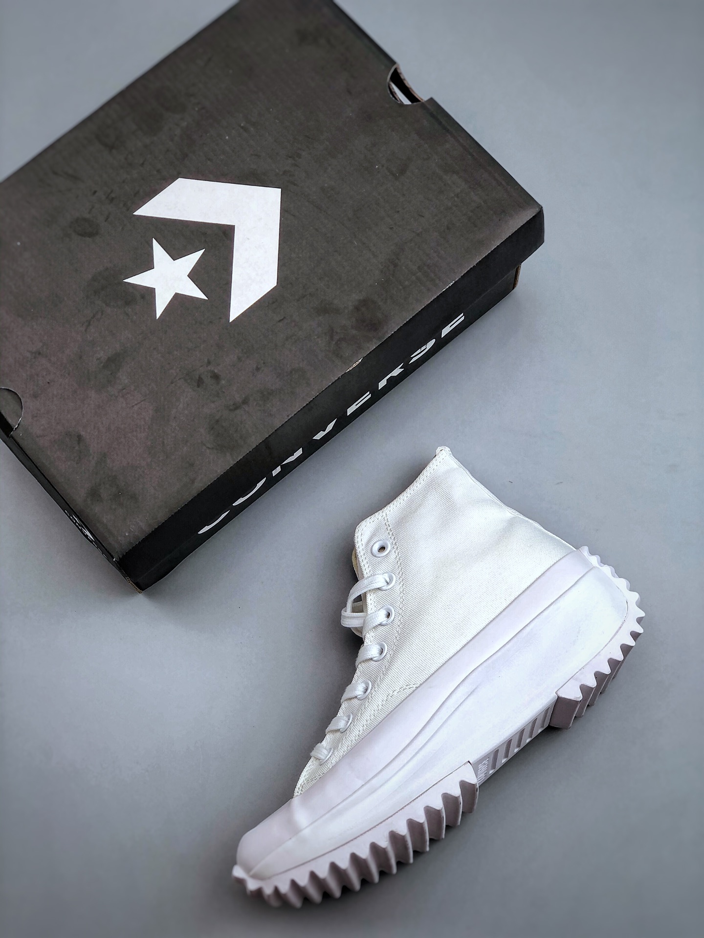 Converse Run Star Hike Hi Triple White - vstockx