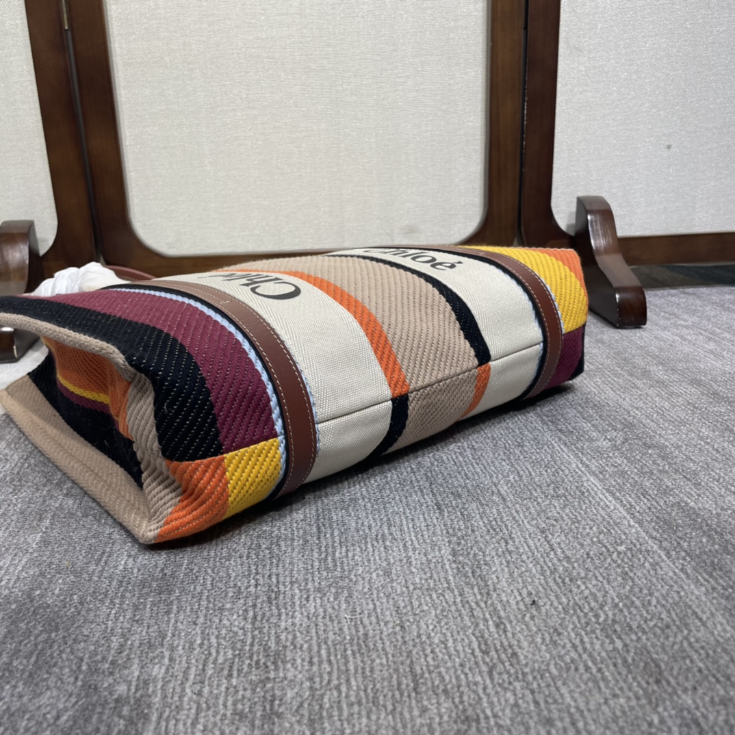 Handbags Chloe Woody 6043 size:37-26-12 cm - vstockx