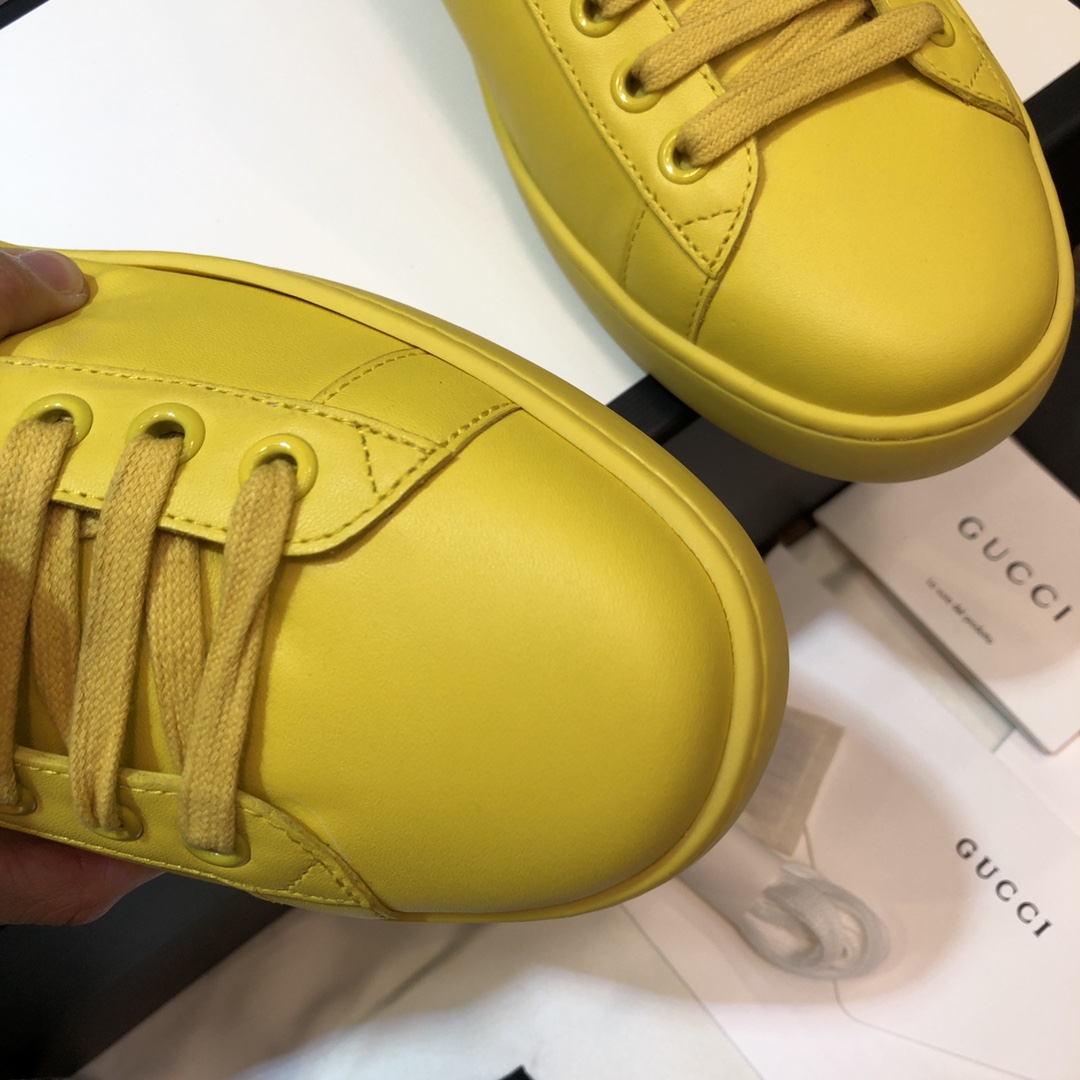 Gucci Ace Interlocking G Yellow (W) - vstockx