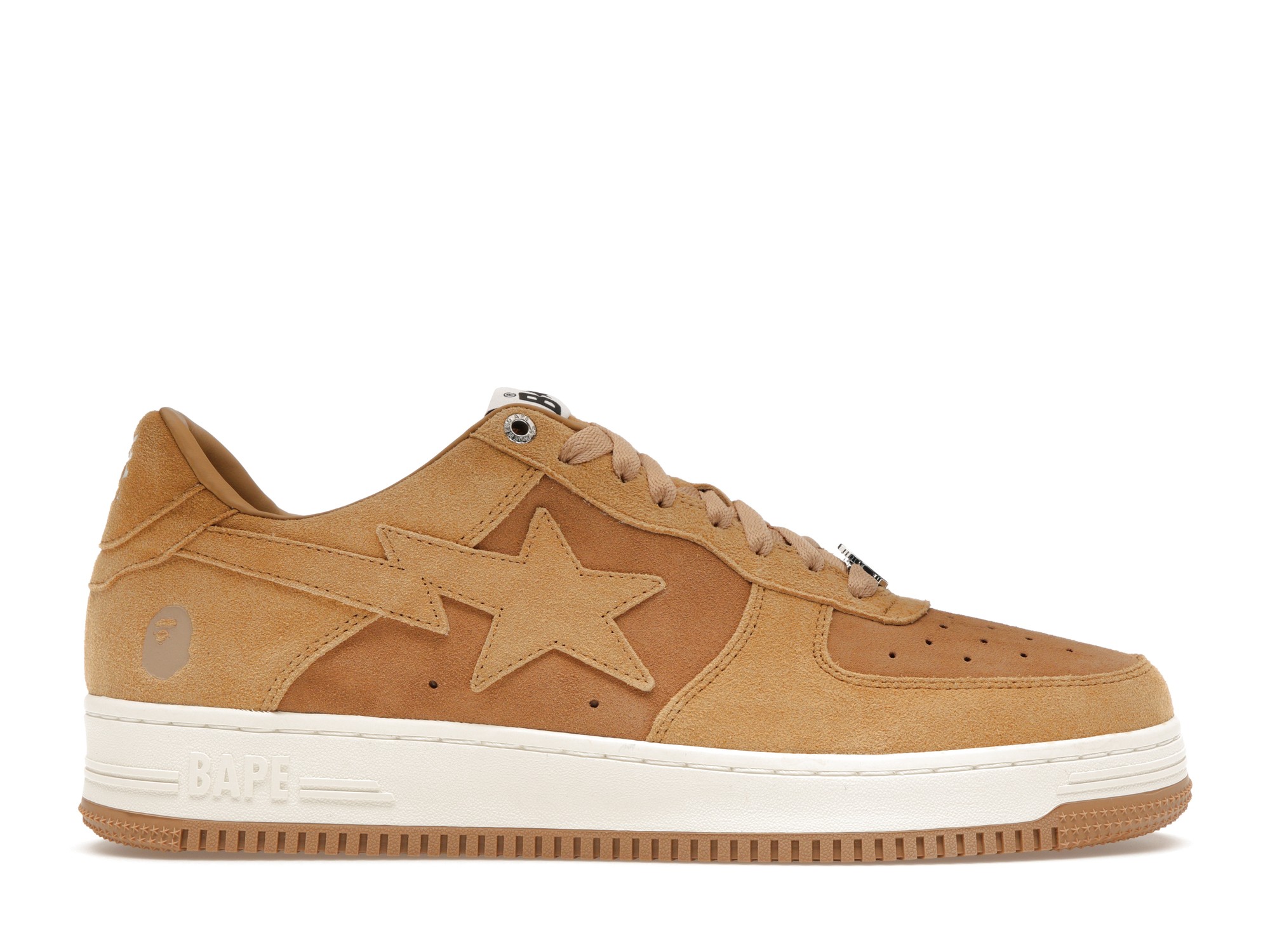 A Bathing Ape Bape Sta Beige Suede - vstockx