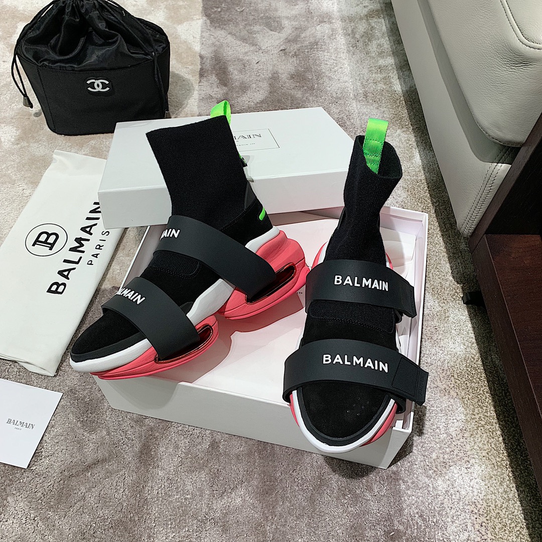 Balmain B-Bold trainers 31 - vstockx