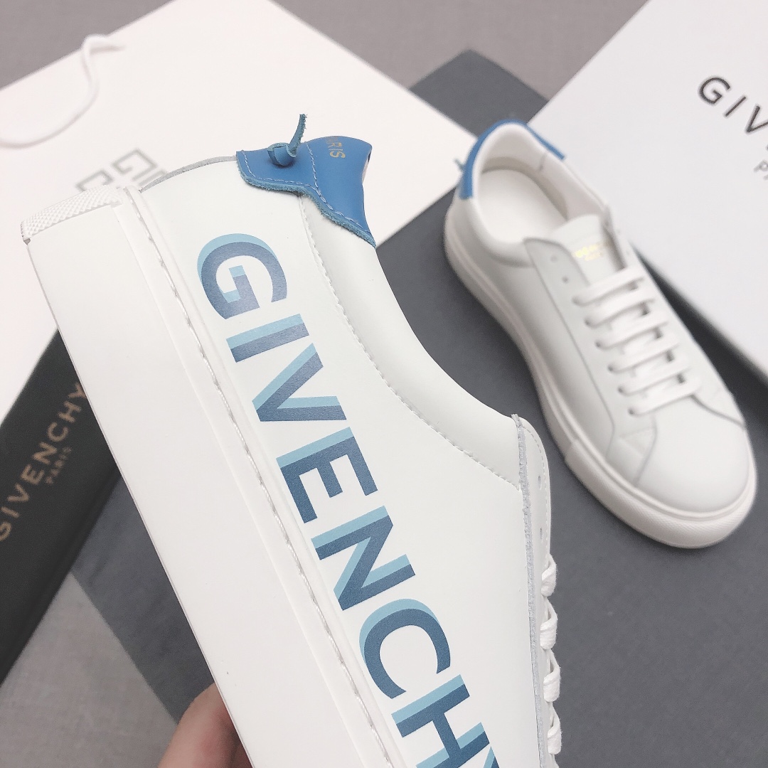 Givenchy Urban Street Logo-print Leather Sneakers 47 - vstockx