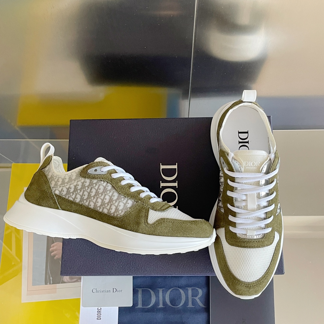 Dior B25 Runner Olive - vstockx