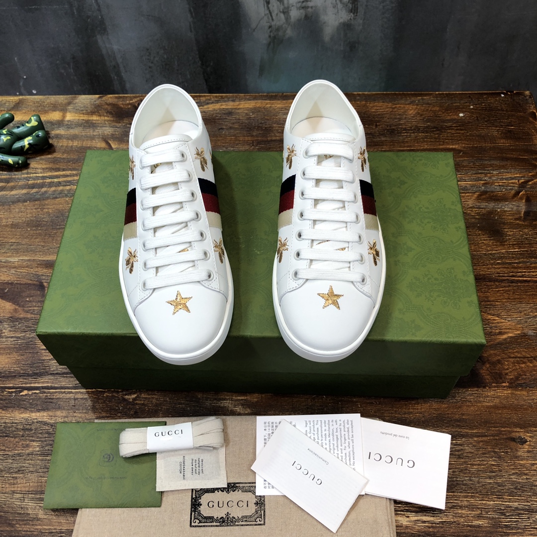 Gucci Ace Bees and Stars - vstockx