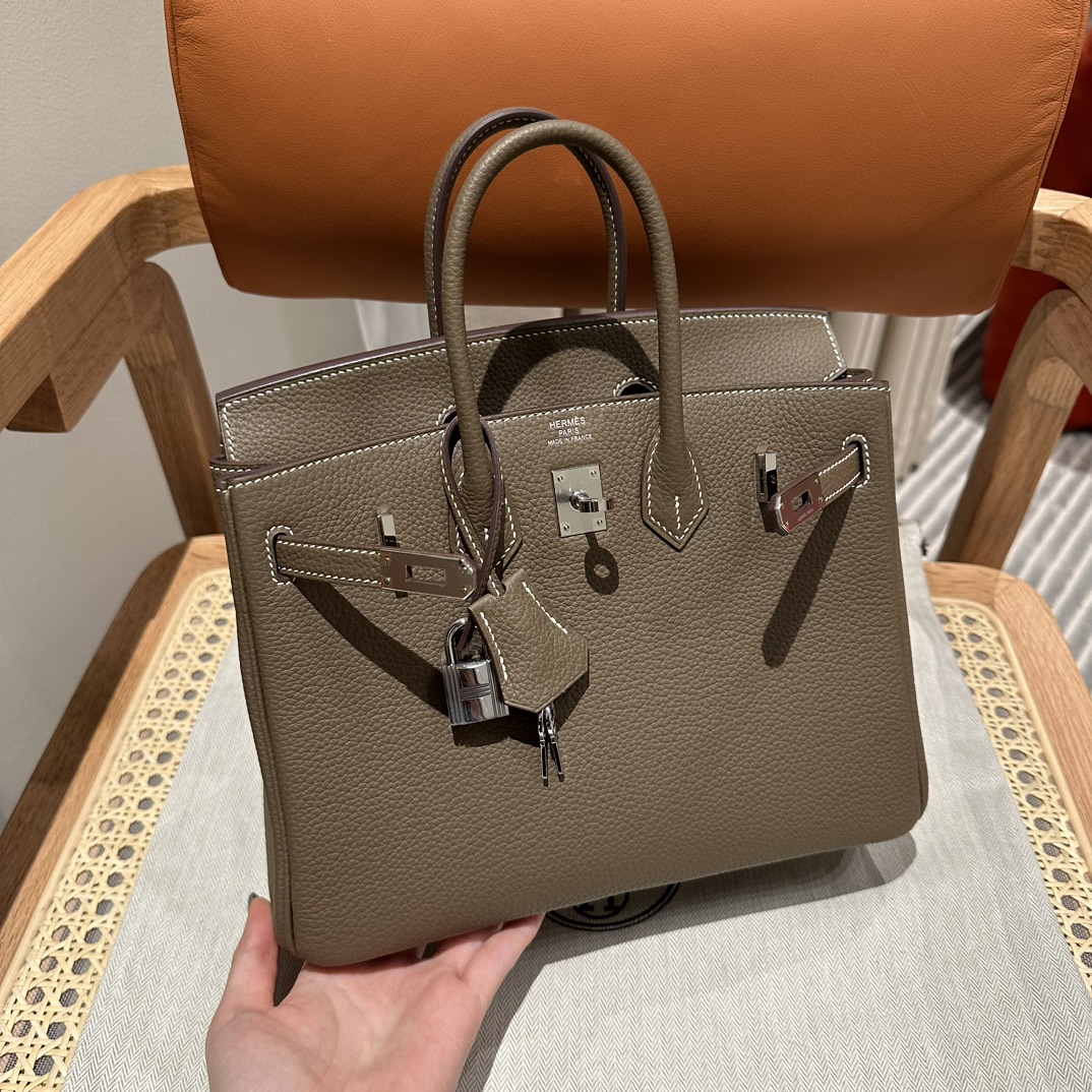 Handbags Hermes Birkin size:25 cm - vstockx