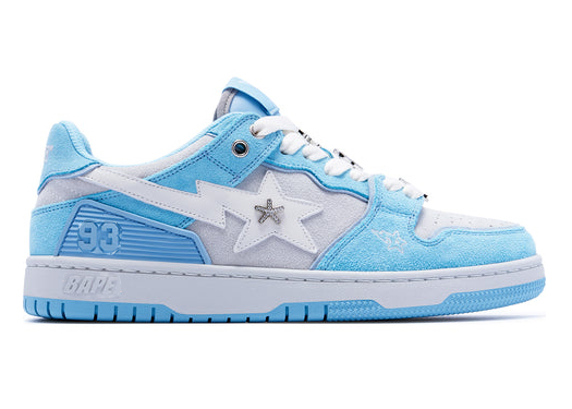A Bathing Ape Bape SK8 Sta Blue Mist by Bapy (Women's) - vstockx