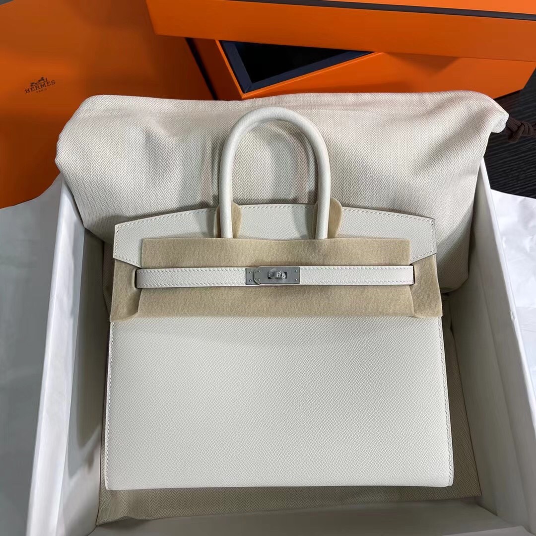 Handbags Hermes Birkin Sellier size:25 cm - vstockx