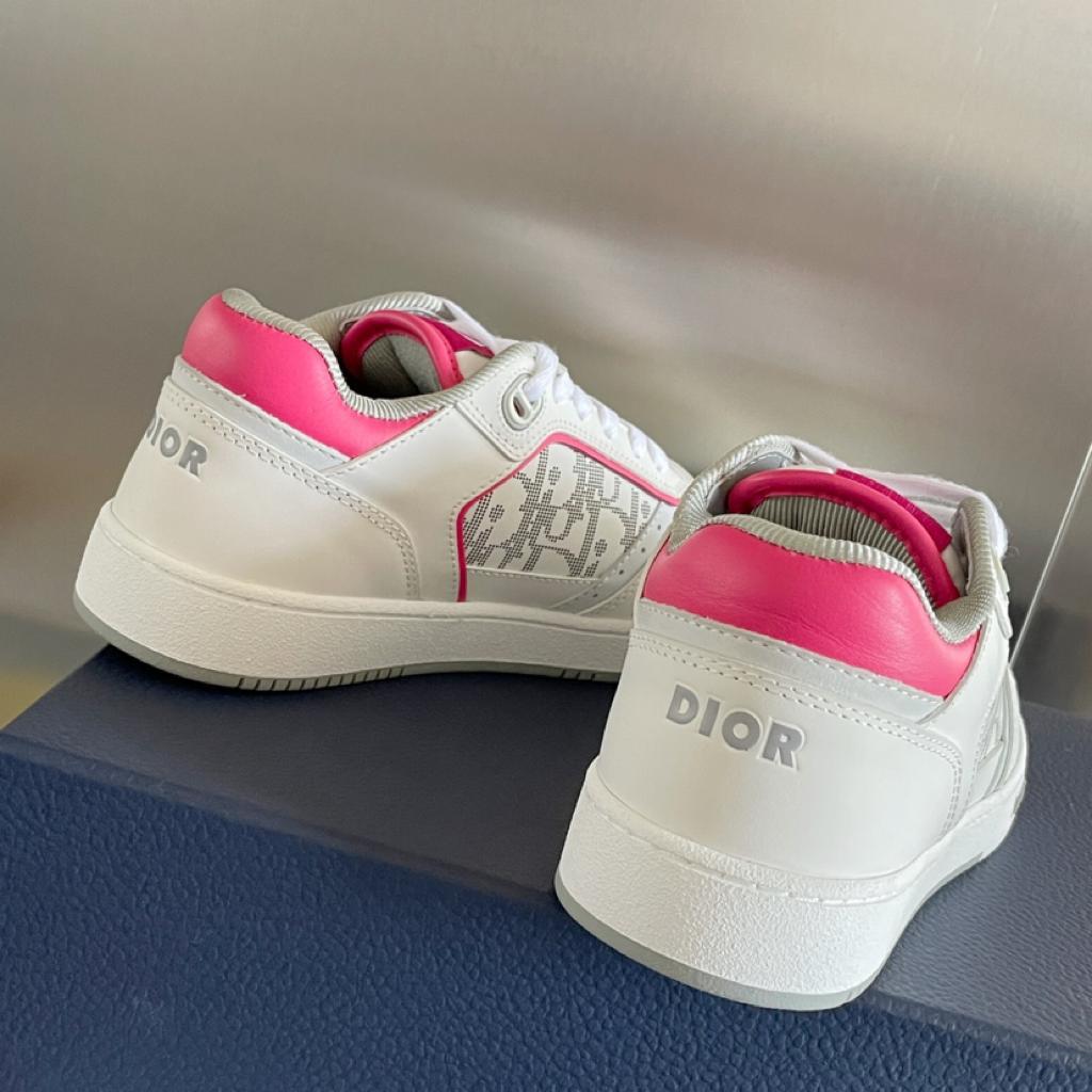 Dior B27 Low White Neon Pink - vstockx