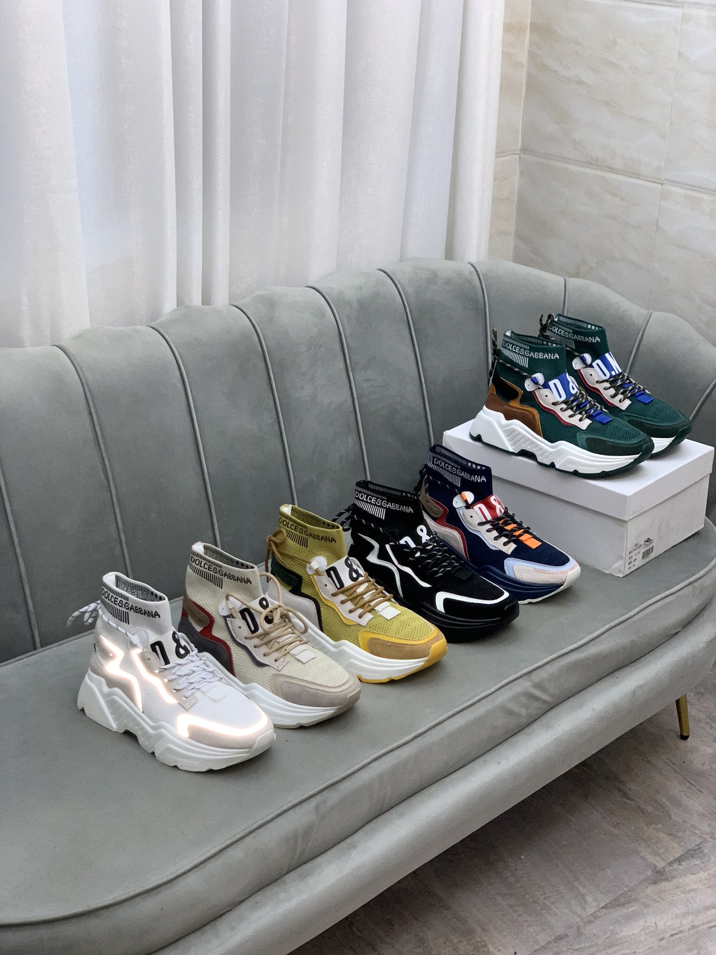 Dolce & Gabbana High-Tops chunky sneakers 8 - vstockx