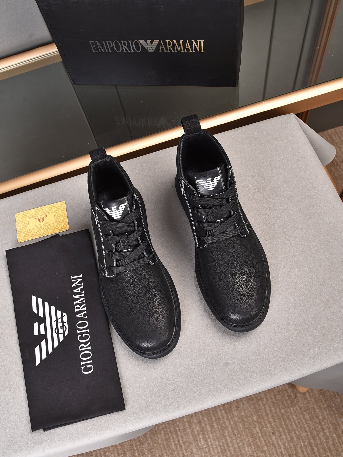Armani High Top Sneaker 5 - vstockx