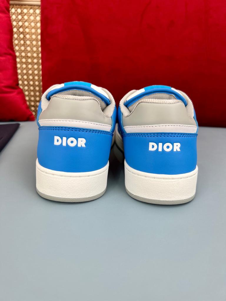 Dior B27 Low Blue Grey White Beige Dior Oblique Jacquard - vstockx