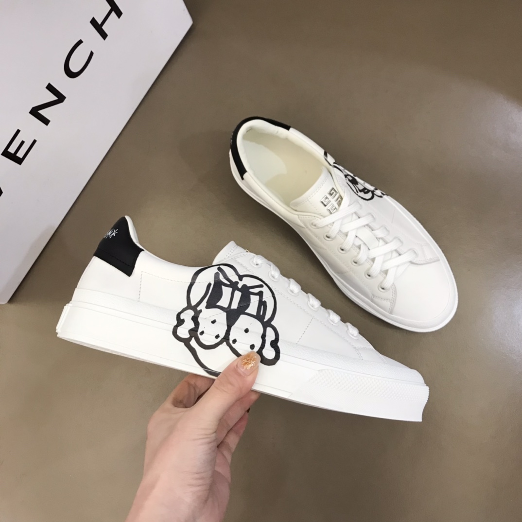 Givenchy Urban Street Logo-print Leather Sneakers 46 - vstockx