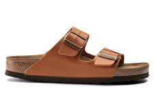 Birkenstock Arizona Soft Footbed Birko-Flor Ginger Brown (Women's) - vstockx