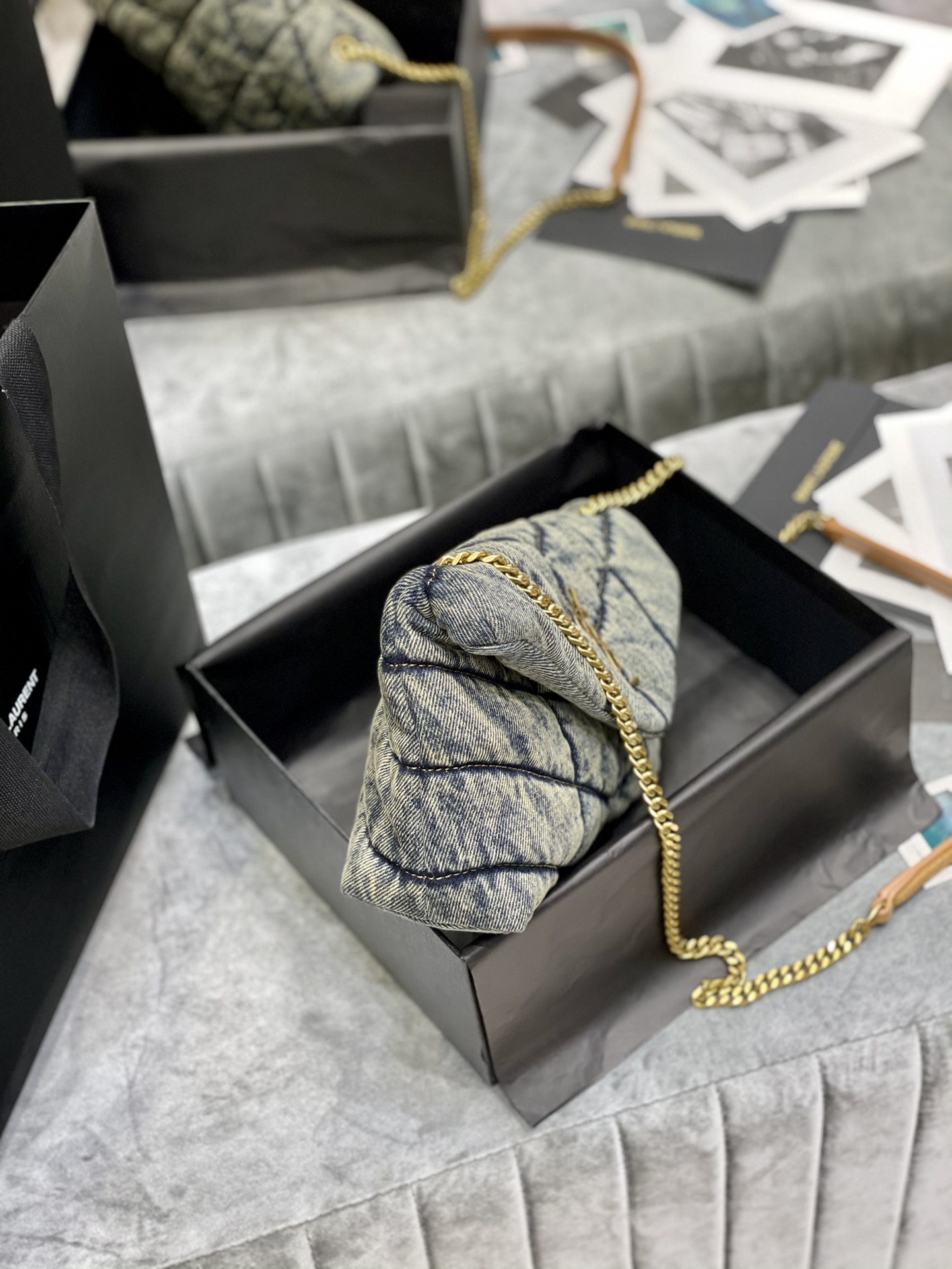 Handbags SAINT LAURENT 610436 size 23  15.8  5.8 cm - vstockx