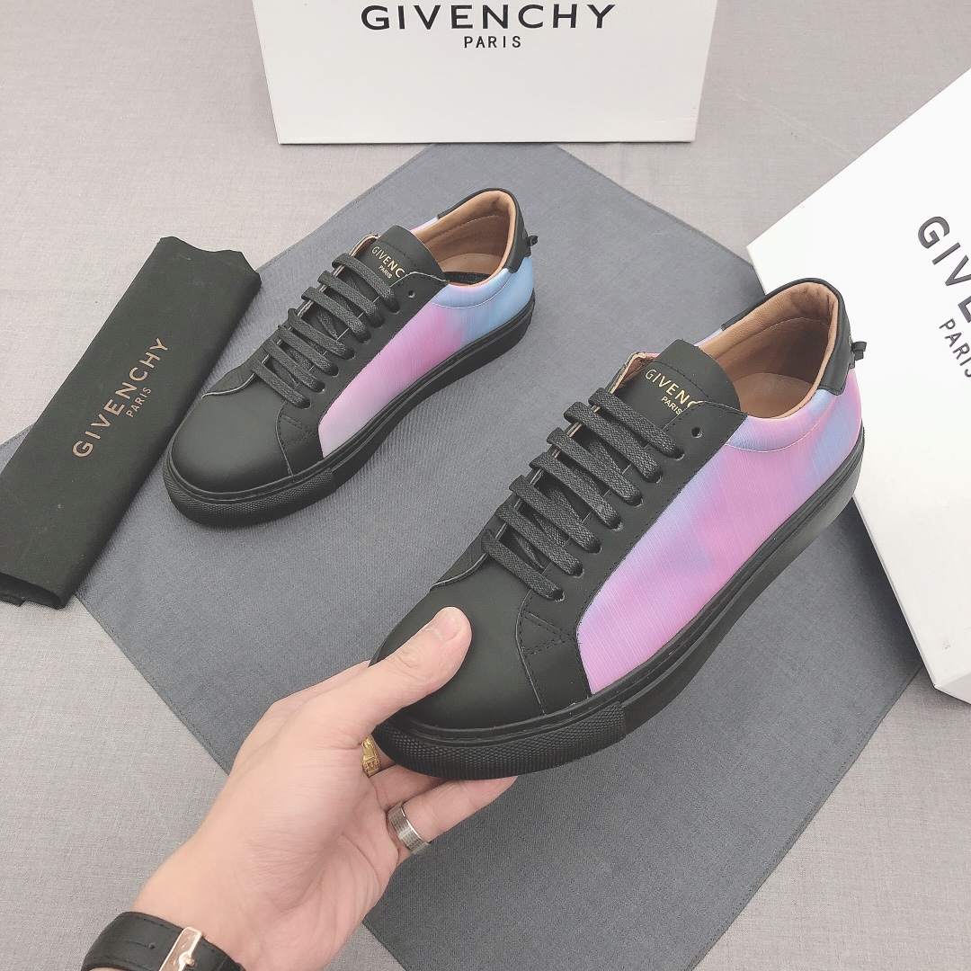 Givenchy Urban Street Logo-print Leather Sneakers 52 - vstockx
